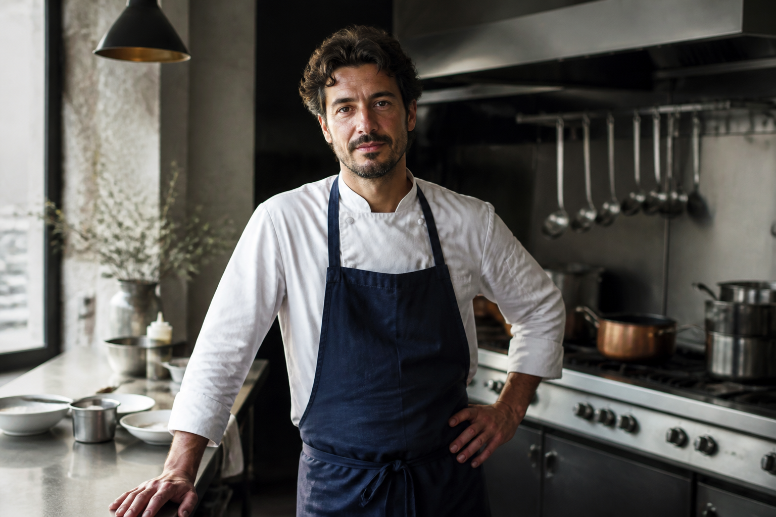 Portrait professionnel d'un chef